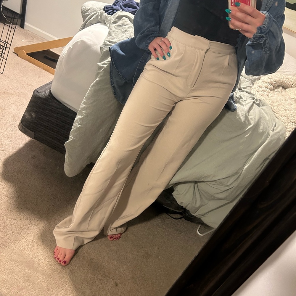Love tree size S cream trousers